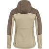 image:imageFjllrven Abisko Trail Womens Hooded Full Zip Fleece  Breathable Comfortable Lightweight Fleece Warmth  HikingFossilSuede Brown