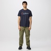 image:imageFjllrven Archive Logo Mens TShirt  Organic Cotton Breathable Comfortable Soft Feel  Hiking TravelDark Navy