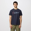 image:imageFjllrven Archive Logo Mens TShirt  Organic Cotton Breathable Comfortable Soft Feel  Hiking TravelDark Navy