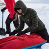 image:imageFjllrven Expedition Pack Down Hoodie Womens Jacket  Lightweight Packable Insulated Winter Midlayer for Hiking OutdoorBreeze Blue