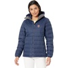 image:imageFjllrven Expedition Pack Down Hoodie Womens Jacket  Lightweight Packable Insulated Winter Midlayer for Hiking OutdoorNavy