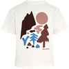 image:imageFjllrven Forest Walk Womens TShirt  Breathable Comfortable Organic Cotton Fabric Relaxed Fit  Hiking TravelEggshell