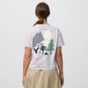 image:imageFjllrven Forest Walk Womens TShirt  Breathable Comfortable Organic Cotton Fabric Relaxed Fit  Hiking TravelLavender Mist