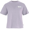 image:imageFjllrven Forest Walk Womens TShirt  Breathable Comfortable Organic Cotton Fabric Relaxed Fit  Hiking TravelLavender Mist