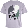 image:imageFjllrven Forest Walk Womens TShirt  Breathable Comfortable Organic Cotton Fabric Relaxed Fit  Hiking TravelLavender Mist