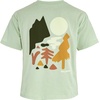 image:imageFjllrven Forest Walk Womens TShirt  Breathable Comfortable Organic Cotton Fabric Relaxed Fit  Hiking TravelSoft Jade