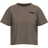 image:imageFjllrven Forest Walk Womens TShirt  Breathable Comfortable Organic Cotton Fabric Relaxed Fit  Hiking TravelSuede Brown