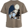 image:imageFjllrven Forest Walk Womens TShirt  Breathable Comfortable Organic Cotton Fabric Relaxed Fit  Hiking TravelSuede Brown