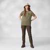 image:imageFjllrven Fox Boxy Logo Tee Womens TShirt  Soft Cotton Fabric Relaxed Boxy Fit Fox Graphic  Hiking TravelGreen