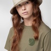 image:imageFjllrven Fox Boxy Logo Tee Womens TShirt  Soft Cotton Fabric Relaxed Boxy Fit Fox Graphic  Hiking TravelGreen