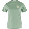 image:imageFjllrven Fox Boxy Logo Tee Womens TShirt  Soft Cotton Fabric Relaxed Boxy Fit Fox Graphic  Hiking TravelMisty Green