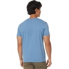 image:imageFjllrven Fox Mens TShirt  Breathable Comfortable Organic Cotton Fabric Classic Logo  Hiking TravelDawn Blue