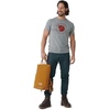 image:imageFjllrven Fox Mens TShirt  Breathable Comfortable Organic Cotton Fabric Classic Logo  Hiking TravelGrey Melange
