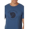 image:imageFjllrven Fox Mens TShirt  Breathable Comfortable Organic Cotton Fabric Classic Logo  Hiking TravelIndigo Blue