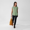 image:imageFjllrven High Coast Cool Womens TShirt  Lightweight Breathable Comfortable Fabric Quick Dry  Hiking TravelDawn Blue