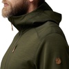 image:imageFjllrven Keb Fleece Mens Hooded Jacket  Insulated Fleece Breathable Warmth Durable Construction  Hiking TrekkingDeep Forest