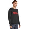 image:imageFjllrven Logo Sweater Mens Sweatshirt  Soft Fleece Classic Crewneck Organic Cotton Blend  Hiking TravelBlack