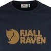 image:imageFjllrven Logo Sweater Mens Sweatshirt  Soft Fleece Classic Crewneck Organic Cotton Blend  Hiking TravelDark Navy