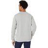 image:imageFjllrven Logo Sweater Mens Sweatshirt  Soft Fleece Classic Crewneck Organic Cotton Blend  Hiking TravelGreyMelange
