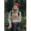 image:imageFjllrven Logo Sweater Womens Sweatshirt  Soft Fleece Classic Crewneck Organic Cotton Blend  Hiking TravelBreeze Blue Patina Green