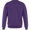 image:imageFjllrven Logo Sweater Womens Sweatshirt  Soft Fleece Classic Crewneck Organic Cotton Blend  Hiking TravelDark Violet
