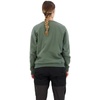 image:imageFjllrven Logo Sweater Womens Sweatshirt  Soft Fleece Classic Crewneck Organic Cotton Blend  Hiking TravelDeep PatinaMisty Green