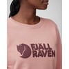 image:imageFjllrven Logo Sweater Womens Sweatshirt  Soft Fleece Classic Crewneck Organic Cotton Blend  Hiking TravelDusty RosePort