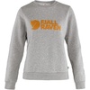 image:imageFjllrven Logo Sweater Womens Sweatshirt  Soft Fleece Classic Crewneck Organic Cotton Blend  Hiking TravelGreyMelange