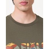 image:imageFjllrven Multicolor Logo Mens TShirt  Breathable Comfortable Organic Cotton Fabric  Hiking TravelLaurel Green