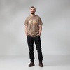 image:imageFjllrven Multicolor Logo Mens TShirt  Breathable Comfortable Organic Cotton Fabric  Hiking TravelSuede Brown