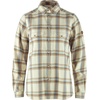 image:imageFjllrven Ovik Heavy Flannel Shirt Womens Shirt  Warm Soft Durable Button Up for Outdoor Everyday WearChalk WhiteFossil