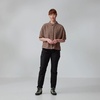 image:imageFjllrven Ovik Hemp Camp Womens Short Sleeve Shirt  Breathable Comfortable Hemp Cotton Fabric  Hiking TravelSuede Brown