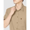 image:imageFjllrven Ovik Mens Short Sleeve Shirt  Lightweight Breathable Comfortable Fabric  Hiking TravelSand Stone