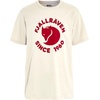 image:imageFjllrven Relaxed Mens TShirt  Breathable Comfortable Organic Cotton Fabric Relaxed Fit  Hiking TravelChalk White