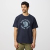 image:imageFjllrven Relaxed Mens TShirt  Breathable Comfortable Organic Cotton Fabric Relaxed Fit  Hiking TravelDark Navy