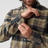 image:imageFjllrven Singi Heavy Flannel Shirt Mens Shirt  Warm Durable Button Up for Outdoor Everyday WearBlackDeep Forest