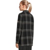 image:imageFjllrven Womens Singi Flannel OvershirtBlackIron Grey