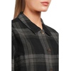 image:imageFjllrven Womens Singi Flannel OvershirtBlackIron Grey