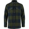 image:imageFjallraven Canada Womens Long Sleeve Shirt Wool Blend  Relaxed FitDeep ForestDark Navy