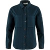 image:imageFjallraven Singi Flannel Overshirt Womens Long Sleeve Shirt Organic Cotton  Relaxed FitDark Navy