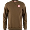 image:imageFjllrven 1960 Logo Badge Mens Sweatshirt  Organic Cotton Soft Fleece Warmth Classic Fit  Hiking TravelDark Oak