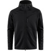 image:imageFjllrven Abisko Grid Fleece Hoodie Mens Jacket  Lightweight Breathable Stretch Grid Midlayer for Hiking Trekking OutdoorBlack