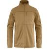 image:imageFjllrven Abisko Lite Mens Fleece Jacket  Breathable Comfortable Lightweight Fleece Warmth  Hiking TrekkingBuckwheat Brown
