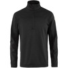 image:imageFjllrven Abisko Lite Mens Half Zip Fleece  Breathable Comfortable Lightweight Fleece Warmth  Hiking TrekkingBlack