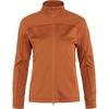 image:imageFjllrven Abisko Lite Womens Fleece Jacket  Breathable Comfortable Lightweight Fleece Warmth  Hiking TrekkingTerracotta Brown