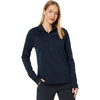image:imageFjllrven Abisko Lite Womens Half Zip Fleece  Breathable Comfortable Lightweight Fleece Warmth  Hiking TrekkingDark Navy