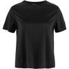 image:imageFjllrven Abisko Lite Womens Short Sleeve Shirt  Comfortable Lightweight Breathable Fabric  Hiking TravelBlack