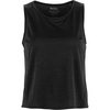 image:imageFjllrven Abisko Lite Womens Tank  Comfortable Lightweight Breathable Fabric  Hiking Travel WorkoutBlack