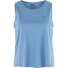 image:imageFjllrven Abisko Lite Womens Tank  Comfortable Lightweight Breathable Fabric  Hiking Travel WorkoutUltramarine