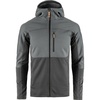 image:imageFjllrven Abisko Mens Trail Full Zip Hooded Fleece  Breathable Comfortable Lightweight Fleece Warmth  Hiking TrekkingIron GreyGrey